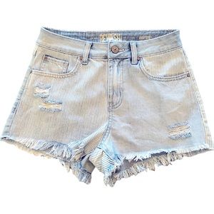 NWOT Rewash Brand High Rise Distressed Shorts Size 3/26